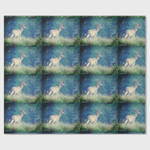 Cadeau Papier d'épluchage d'été pour cerfs blancs