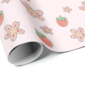Cadeau Papier d'épluchage doux au Berry d'été (Coin rond)