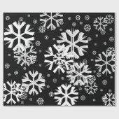 Cadeau Papier d'épluchement de Noël-noir (Plat)