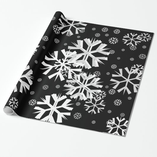 Cadeau Papier d'épluchement de Noël-noir (Déroulé)
