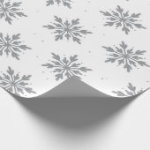 Cadeau Papier d'érection de flocons d'argent (Coin)