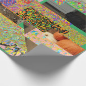 Cadeau papier design patchwork avec de nombreux modèles a (Coin)