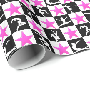 CADEAU PAPIER D'ÉTIQUETTE STAR GYMNASTICS