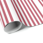 Cadeau Papier d'habillage de conception à bandes blanches (Coin rond)