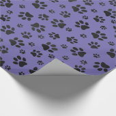 Cadeau Papier d'habillage de conception Empreintes de pat (Coin)