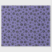 Cadeau Papier d'habillage de conception Empreintes de pat (Plat)