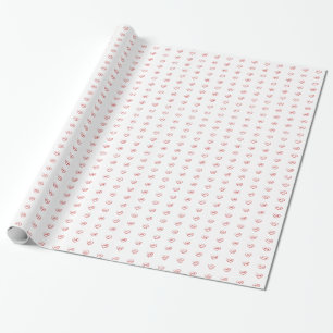 Cadeau Papier d'habillage de nuage de coeur amoureux