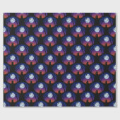 Cadeau Papier d'Halloween chat gras (Plat)