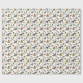 Cadeau Papier Dinosaure (Plat)