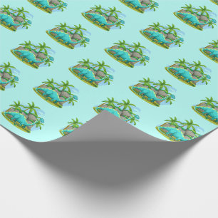 Cadeau Papier Dinosaure