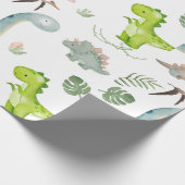 Cadeau Papier Dinosaure (Coin)