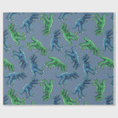 Cadeau Papier Dinosaure (Plat)
