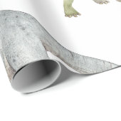 Cadeau Papier Dinosaure (Coin rond)