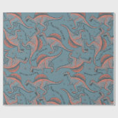 Cadeau Papier Dinosaure (Plat)