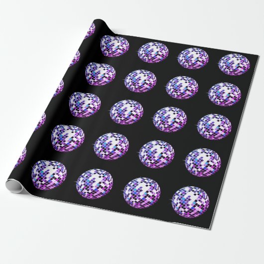 Cadeau Papier Disco Ball Wrapper (Déroulé)