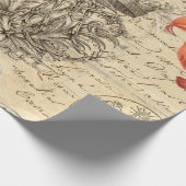 Cadeau Papier du manuscrit 60lb Decoupage de papillon (Coin)