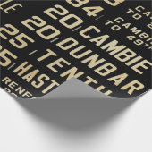 Cadeau Papier du petit pain 60lb Decoupage d'autobus (Coin)