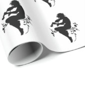 CADEAU PAPIER DU VIOLON PLAYER-WRAPPING (Coin rond)