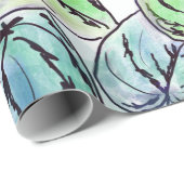 Cadeau Papier éco-Feuille (Coin rond)