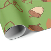 Cadeau Papier écolo à enveloppement sans joint : Noisette (Coin rond)