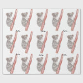 Cadeau Papier emballage Koala (Plat)