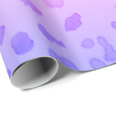 Cadeau Papier Empreinte de léopard (Coin rond)