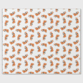 Cadeau Papier en bois de Fox d'insigne (Plat)