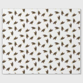 Cadeau Papier en bois d'Eagle d'insigne (Plat)