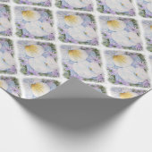 CADEAU PAPIER EN BOUILLOIRE BLANC PANSY (Coin)