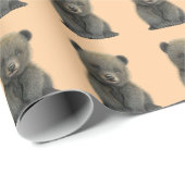 CADEAU PAPIER EN LAVAGE DE BÉBÉ CUTE (Coin rond)