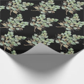 CADEAU PAPIER EN LAVAGE NOIR EUCALYPTUS LUXE (Coin)