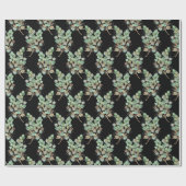 CADEAU PAPIER EN LAVAGE NOIR EUCALYPTUS LUXE (Plat)