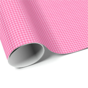 Cadeau PAPIER En vichy-CADEAU Pink-White Pastel