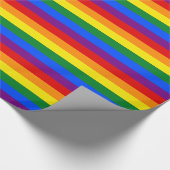 Cadeau Papier enveloppant avec drapeau LGBT (Coin)