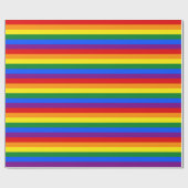 Cadeau Papier enveloppant avec drapeau LGBT (Plat)