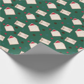 Cadeau Papier enveloppant avec lettres de Noël (Coin)