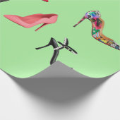 Cadeau Papier enveloppant collage de collage de chaussure (Coin)