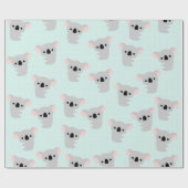 Cadeau Papier enveloppant de l'ours de Koala (Plat)