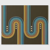 Cadeau Papier enveloppant en trois points - Brown (Plat)