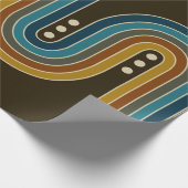 Cadeau Papier enveloppant en trois points - Brown (Coin)