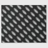 Cadeau Papier enveloppant éternité - noir (Plat)