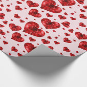 Cadeau papier enveloppant le coeur (Coin)