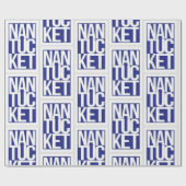 Cadeau Papier enveloppant nantucket (Plat)