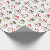 Cadeau Papier enveloppant pour Halloween Fantôme de Noël (Coin)