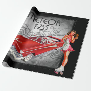 Cadeau Papier enveloppant style années 50