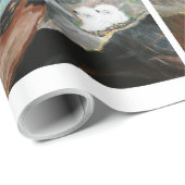 Cadeau Papier Enveloppant "Tourner Comme Des Ailes Sur Un (Coin rond)