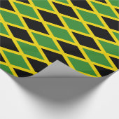 Cadeau Papier enveloppé avec Drapeau de Jamaïque (Coin)