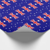 Cadeau Papier enveloppé avec Drapeau de l'Australie (Coin)
