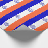 Cadeau Papier enveloppé avec Drapeau de New York (Coin)