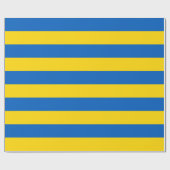 Cadeau Papier enveloppé avec le drapeau de l'Ukraine (Plat)